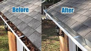 Gutter cleaning due to blockage