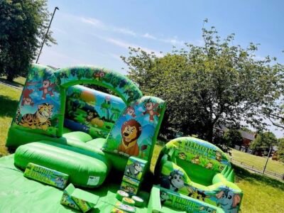 Jungle bouncy castle package hire